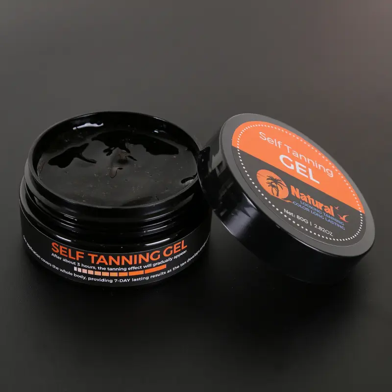 calla-self-tanning-gel-opened-jar Opened CALLA Self Tanning Gel jar showing gel texture