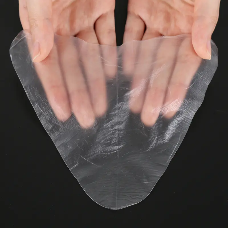 collagen-chest-mask-clear-hydrogel-calla Clear hydrogel CALLA collagen chest mask for private label OEM, soft flexible skincare sheet