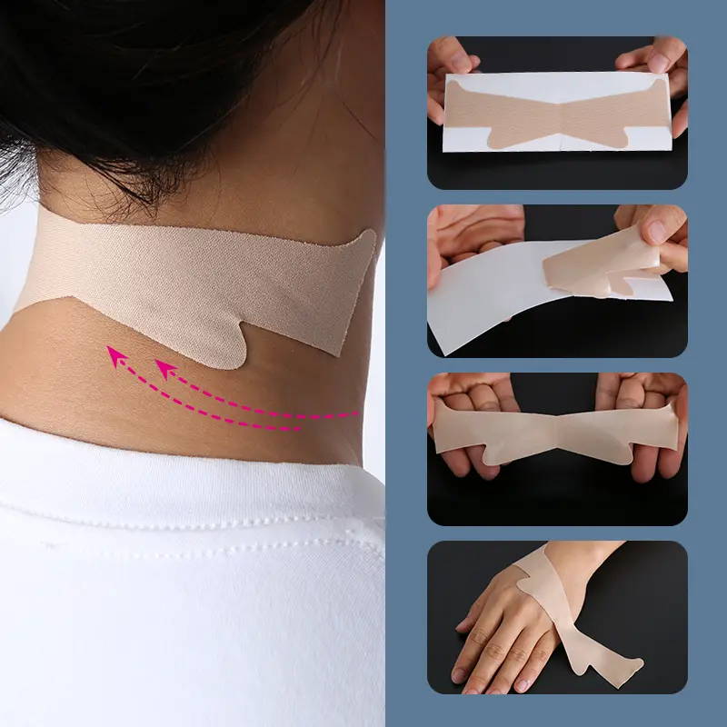 CALLA Neck Lift Tape OEM solution, private label anti-wrinkle patch for wholesale