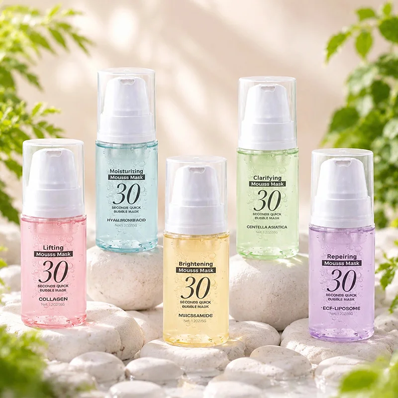 quick-bubble-mask-five-types CALLA quick bubble mask five types, private label skincare