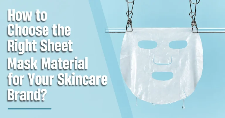 CALLA Skincare, sheet mask material guide, private label skincare brands