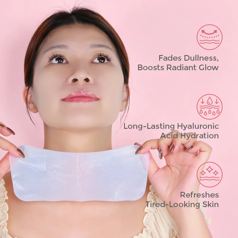 CALLA Bio Cellulose Neck Mask, fine fiber material, OEM skincare