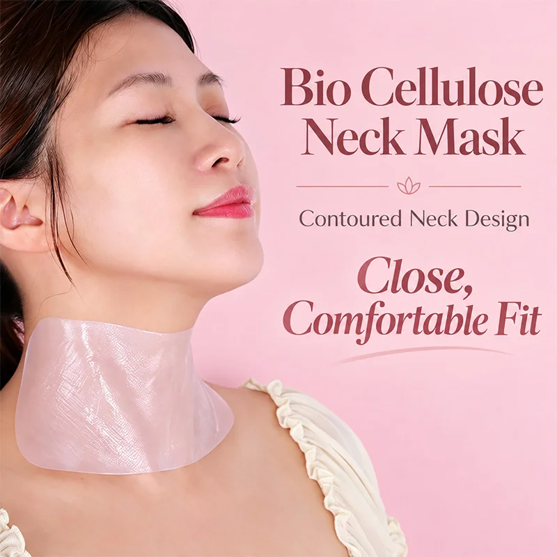 CALLA Bio Cellulose Neck Mask, serum-infused neck care, wholesale supply