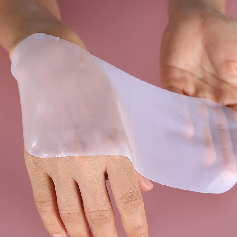 bio-cellulose-neck-mask-texture CALLA Bio Cellulose Neck Mask, close-up flexible texture, OEM manufacturer